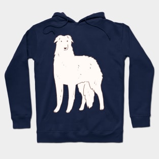 borzoi dog drawing Hoodie